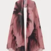 Clearance Marina Rinaldi Pleated georgette stole PINK