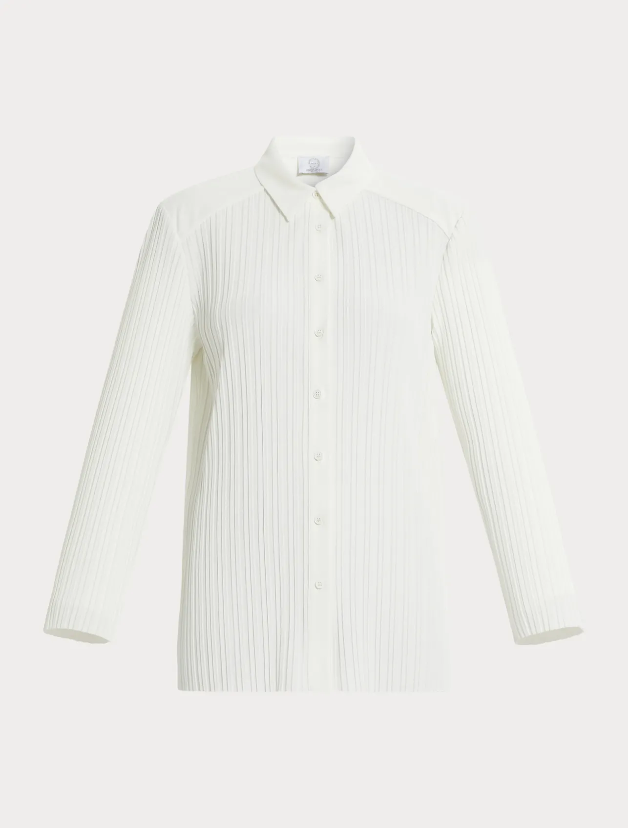 Clearance Marina Rinaldi Pleated jersey shirt WHITE