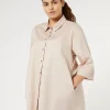 Fashion Marina Rinaldi Poplin shirt IVORY