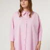 Discount Marina Rinaldi Poplin shirt PINK