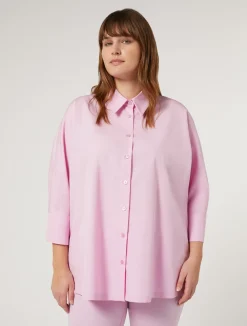 Discount Marina Rinaldi Poplin shirt PINK
