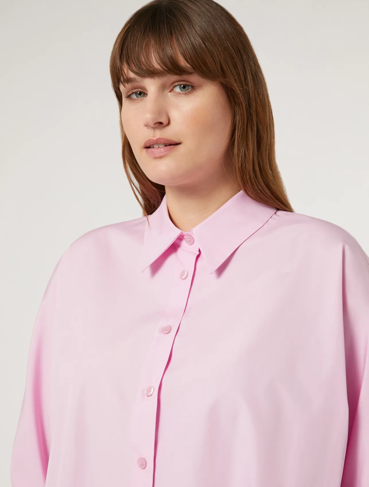 Discount Marina Rinaldi Poplin shirt PINK