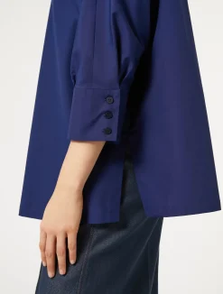 Hot Marina Rinaldi Poplin shirt BLUEPURPLE
