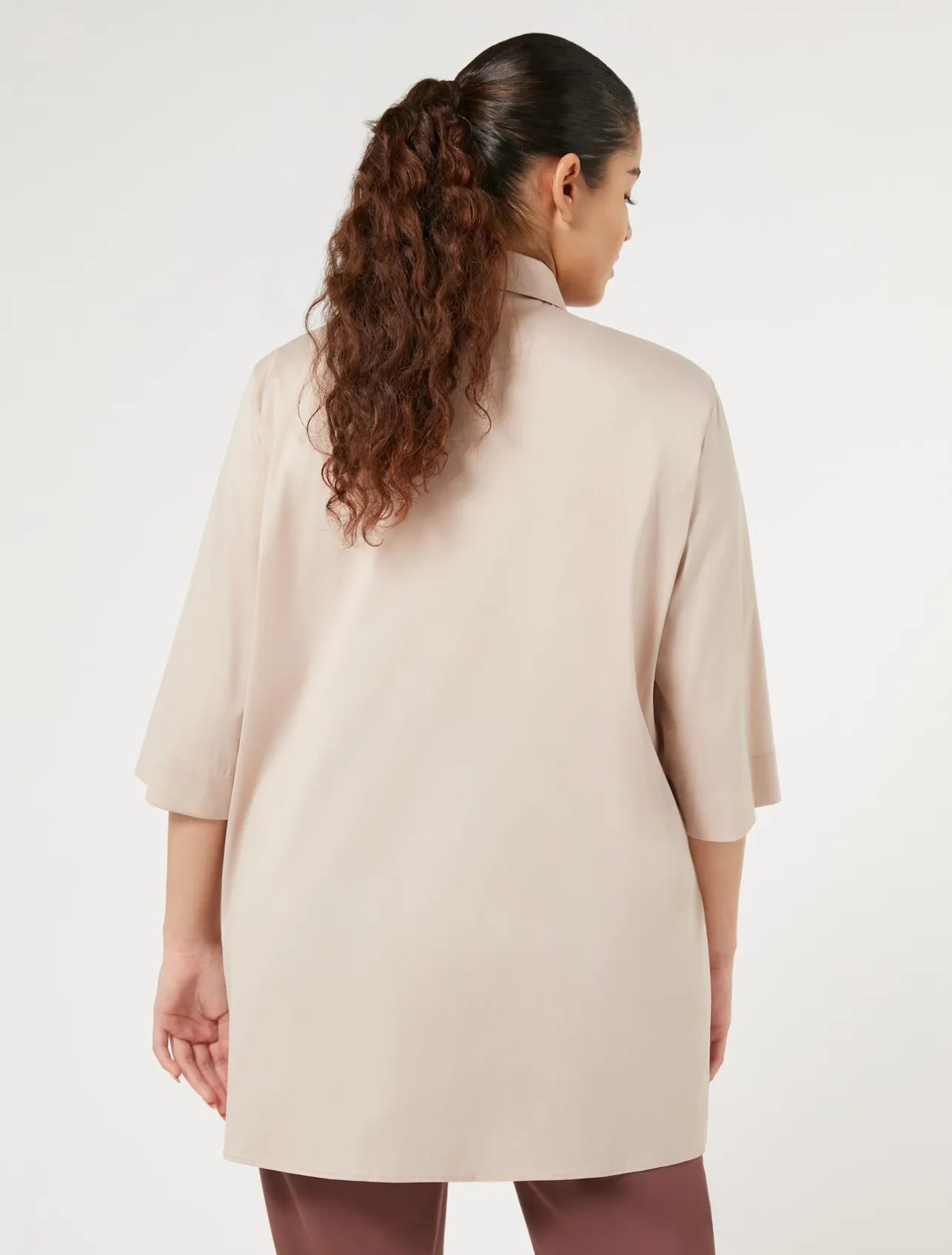 Fashion Marina Rinaldi Poplin shirt IVORY