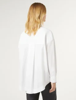 Online Marina Rinaldi Poplin shirt OPTICALWHITE
