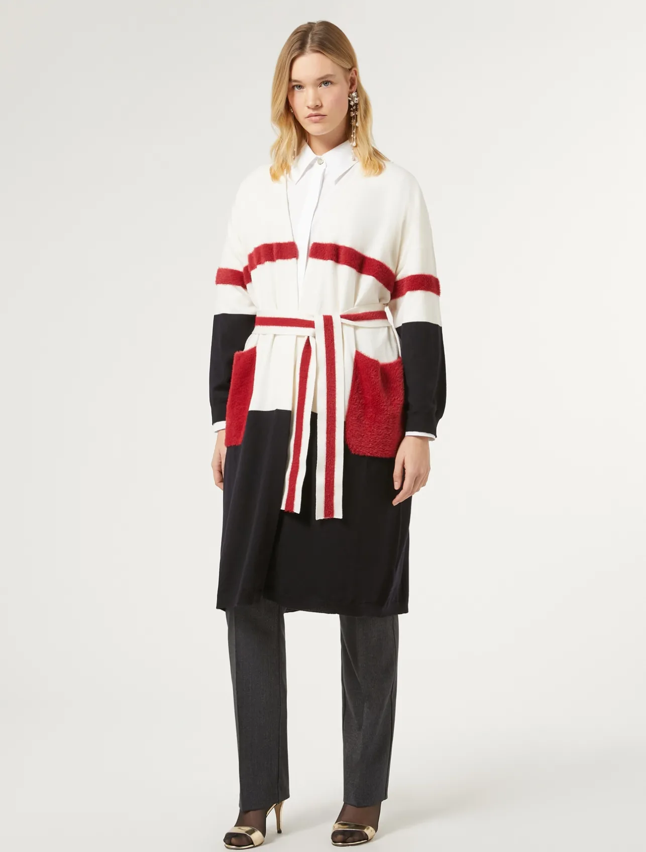 Online Marina Rinaldi Poplin shirt OPTICALWHITE