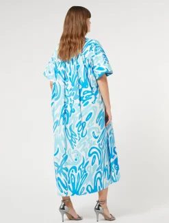 Clearance Marina Rinaldi Poplin shirt dress WHITE