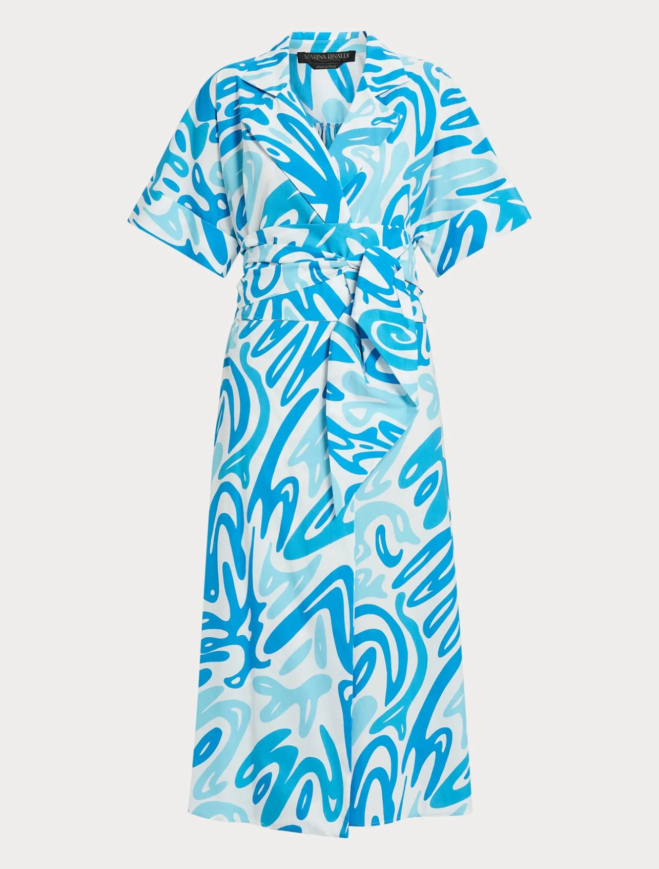 Clearance Marina Rinaldi Poplin shirt dress WHITE