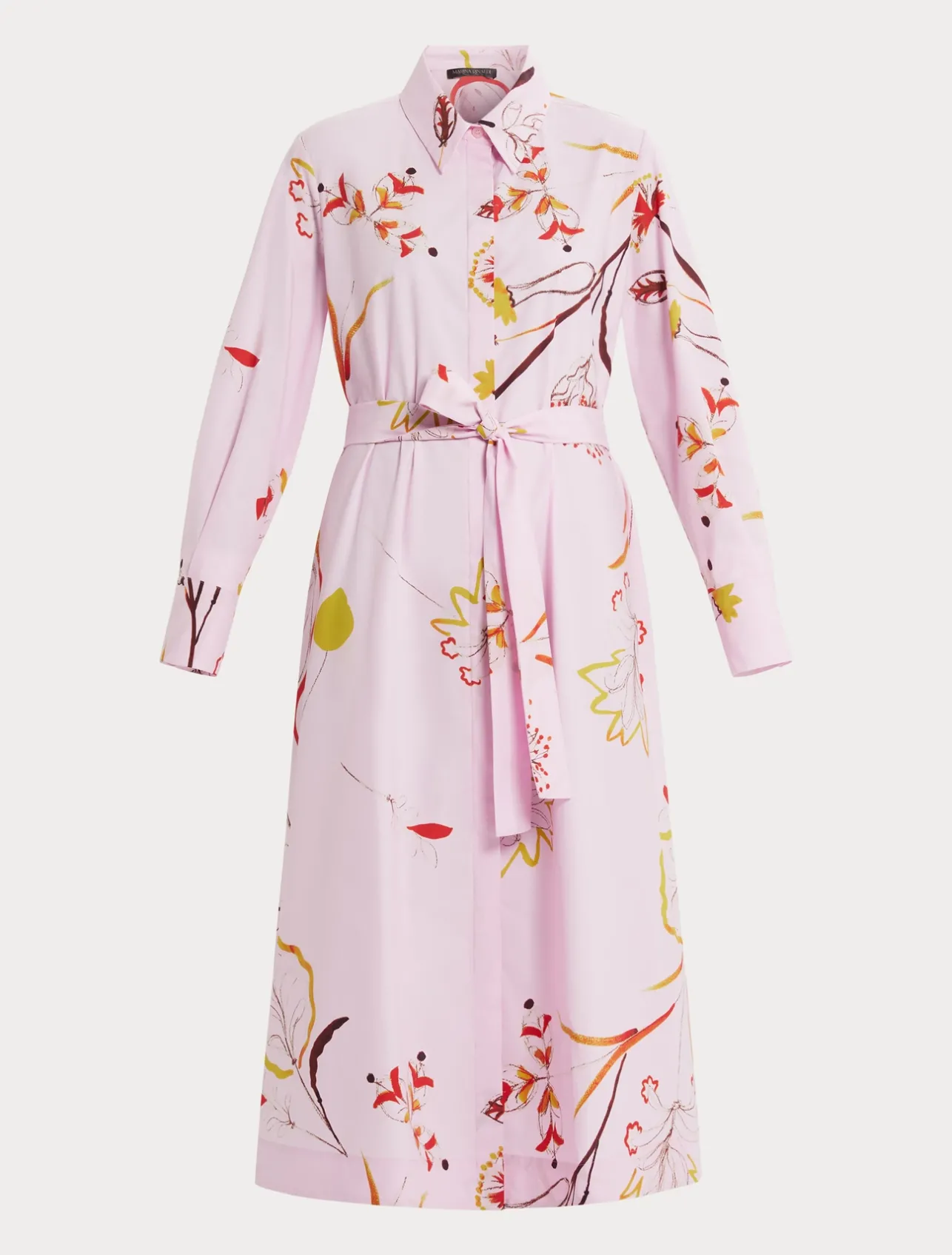 Fashion Marina Rinaldi Poplin shirt dress PINK