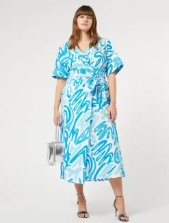 Clearance Marina Rinaldi Poplin shirt dress WHITE