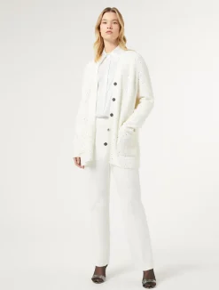 Hot Marina Rinaldi Poplin shirt with rhinestones OPTICALWHITE
