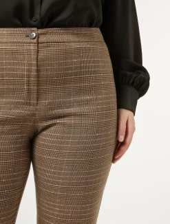 Fashion Marina Rinaldi Prince of Wales trousers DARKBOWN