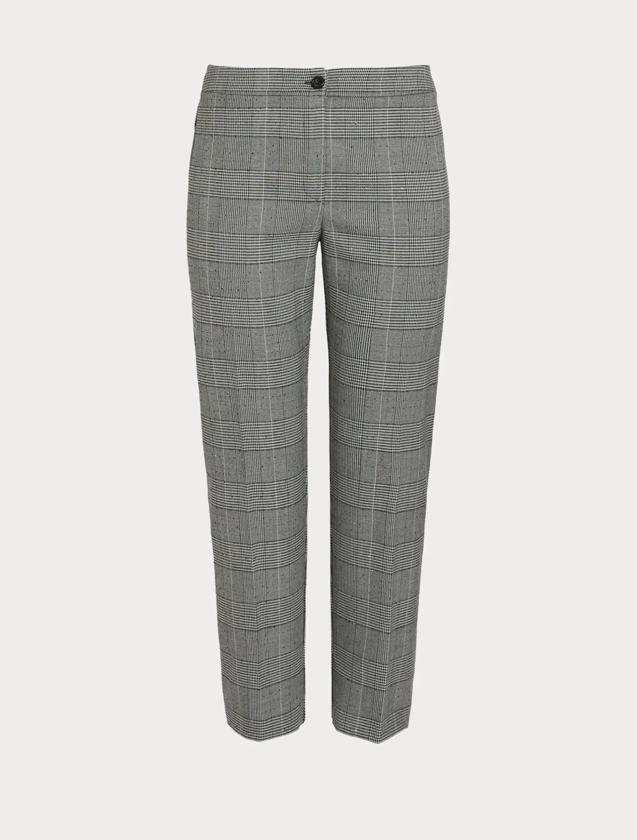 New Marina Rinaldi Prince of Wales trousers BLACK