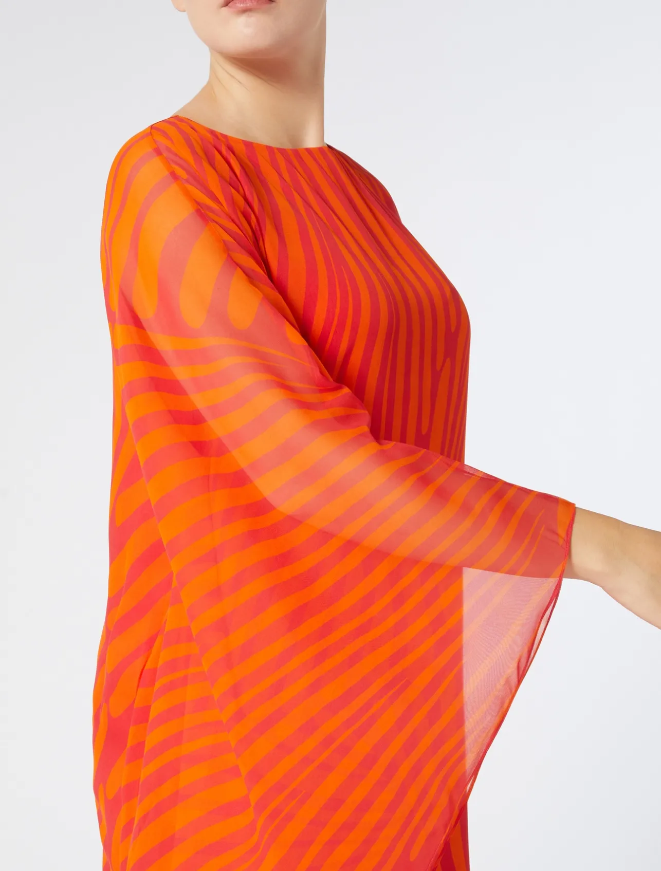 New Marina Rinaldi Printed georgette dress PINK