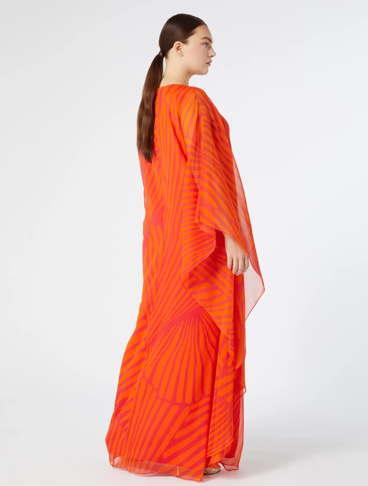 New Marina Rinaldi Printed georgette dress PINK