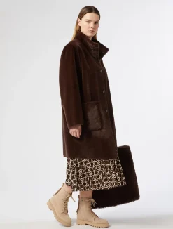 New Marina Rinaldi Printed jersey dress BROWN