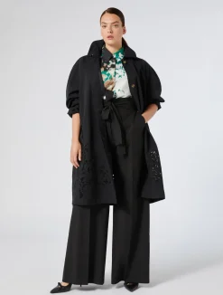 Fashion Marina Rinaldi Printed poplin shirt WHITE