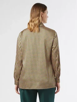 Outlet Marina Rinaldi Printed twill shirt PINK