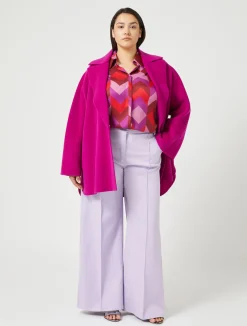 Clearance Marina Rinaldi Printed twill shirt MULTICOLOUR