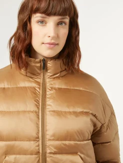 Best Marina Rinaldi Puffer in technical fabric CAMEL