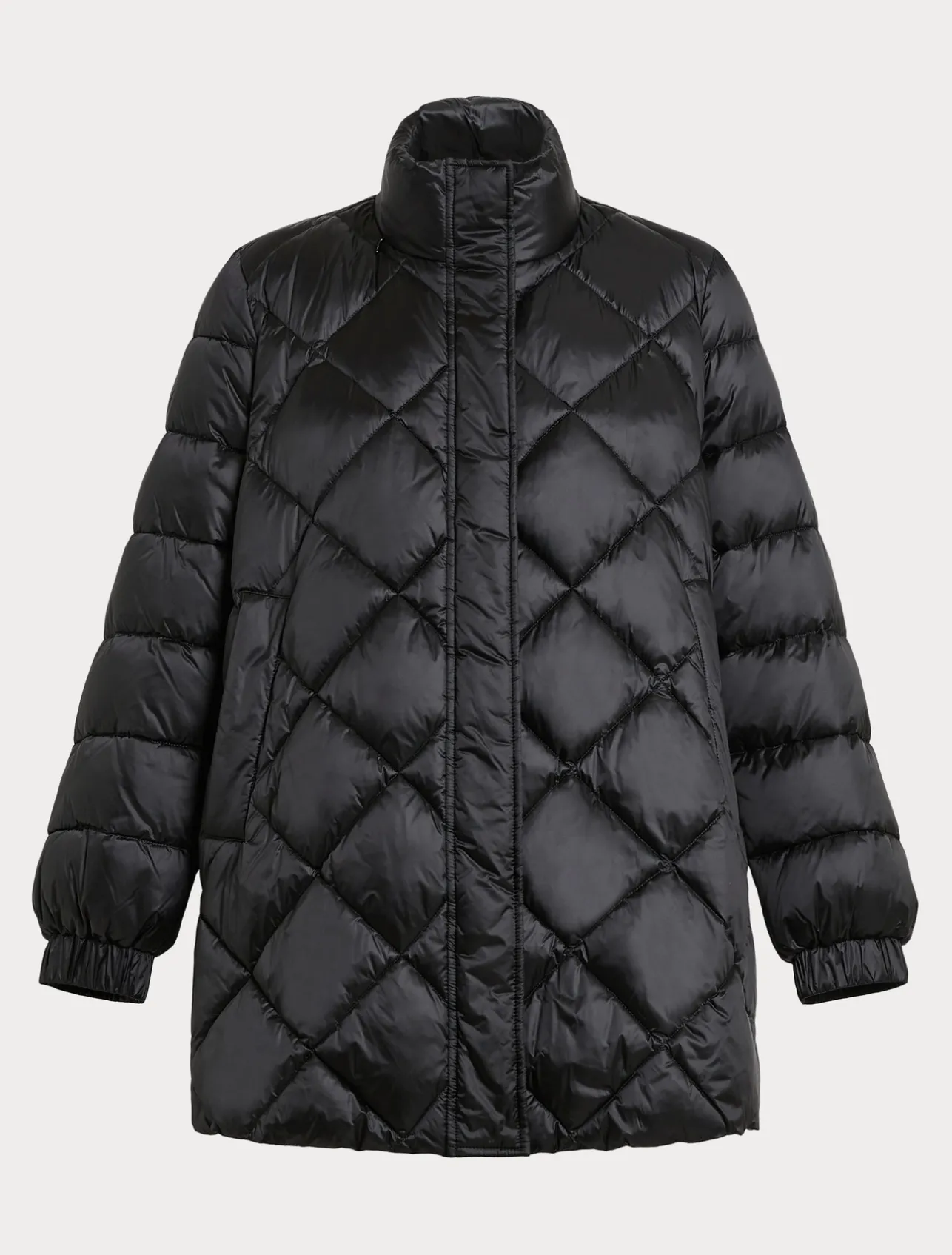 Clearance Marina Rinaldi Puffer in technical fabric BLACK