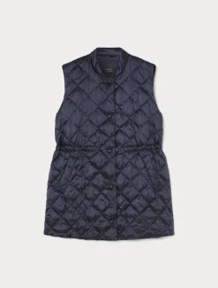 Hot Marina Rinaldi Quilted gilet MIDNIGHTBLUE