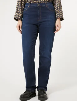 Discount Marina Rinaldi Regular jeans in indigo denim NAVY