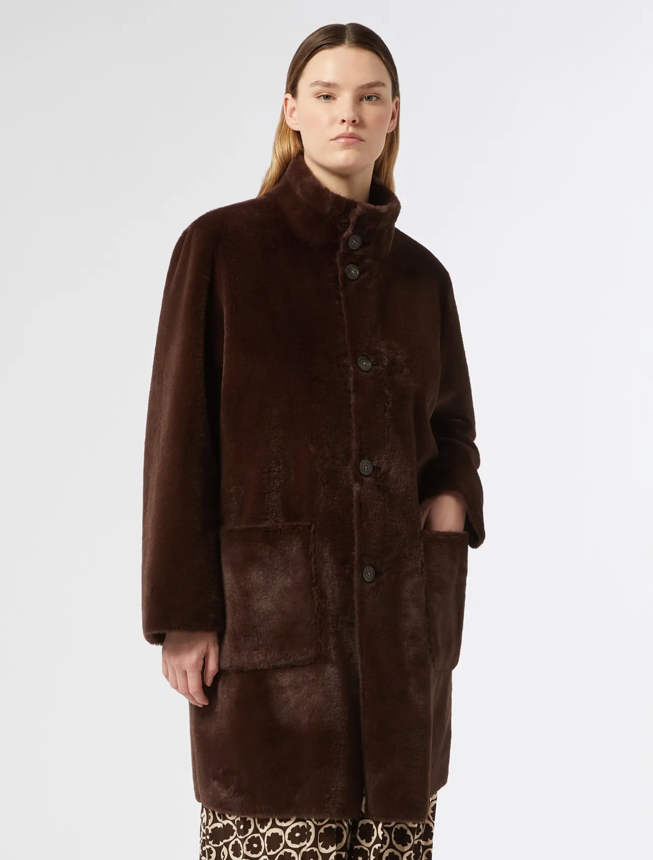 Best Marina Rinaldi Reversible coat BROWN
