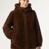 Discount Marina Rinaldi Reversible jacket BROWN