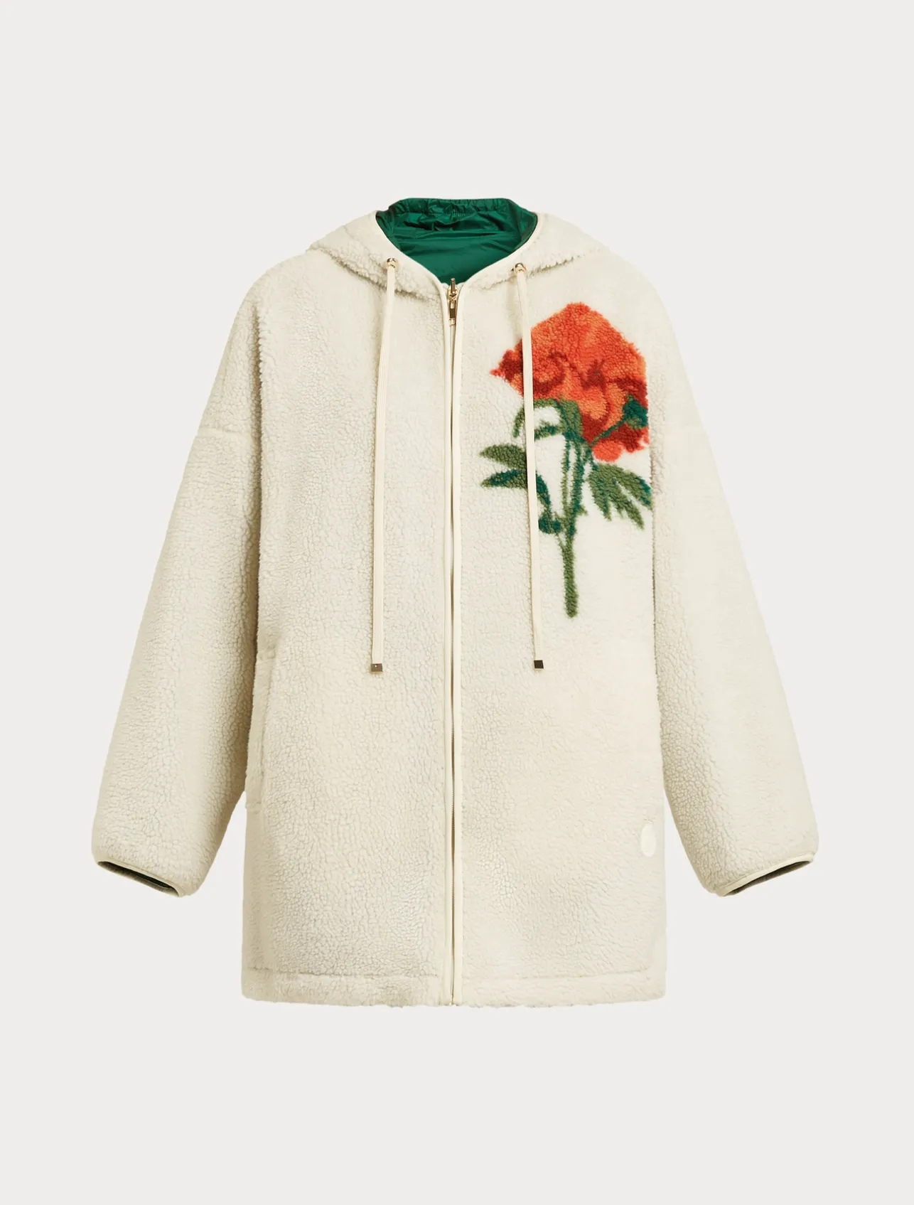 Fashion Marina Rinaldi Reversible jersey jacket IVORY