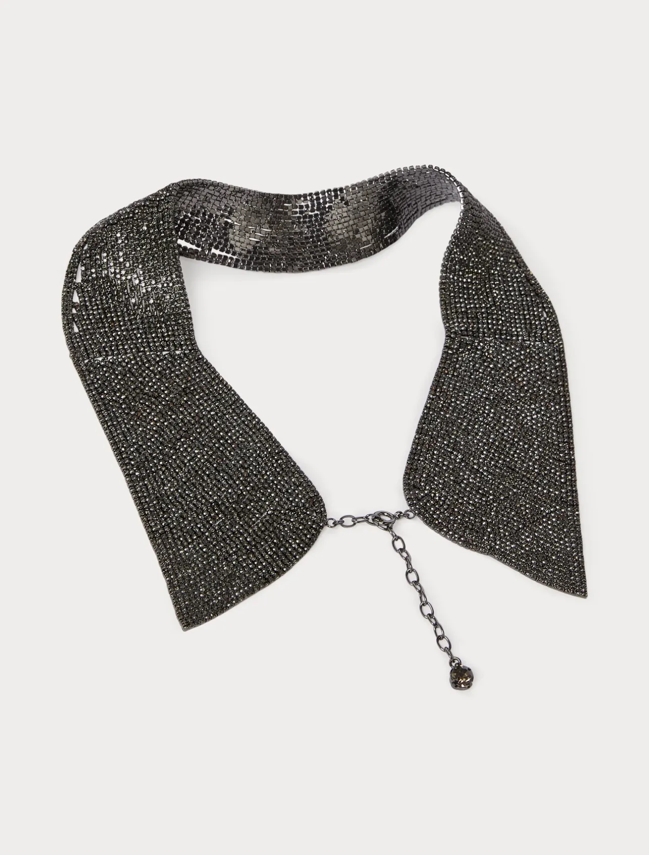 New Marina Rinaldi Rhinestone pavé neckline CRYSTALBLACK
