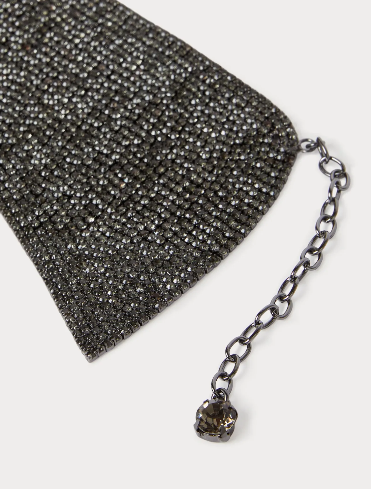 New Marina Rinaldi Rhinestone pavé neckline CRYSTALBLACK