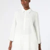 Discount Marina Rinaldi Rhinestoned cady tunic WHITE
