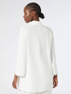 Discount Marina Rinaldi Rhinestoned cady tunic WHITE