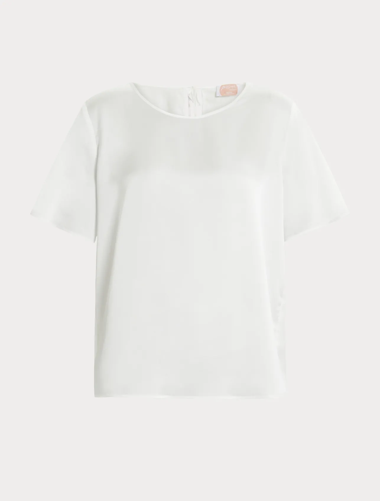 Best Marina Rinaldi Satin blouse WHITE