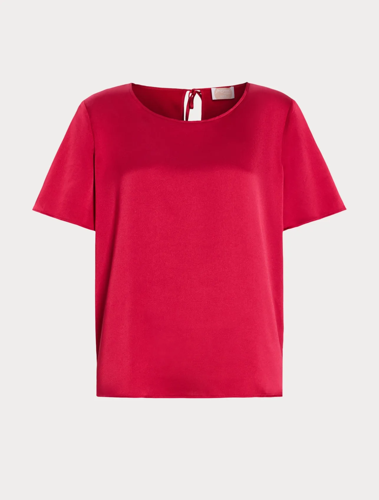 Discount Marina Rinaldi Satin blouse RED