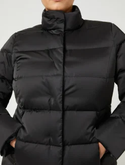 New Marina Rinaldi Satin down jacket BLACK