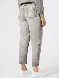Online Marina Rinaldi Satin trousers MEDIUMGREY