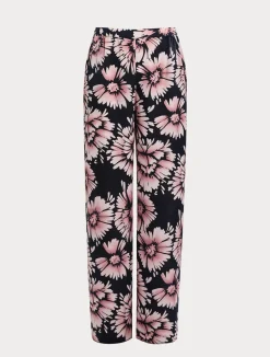 Online Marina Rinaldi Satin trousers MIDNIGHTBLUE