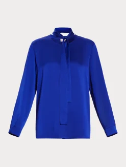 Discount Marina Rinaldi Satin tunic CORNFLOWERBLUE
