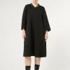 Online Marina Rinaldi Scuba jersey dress BLACK