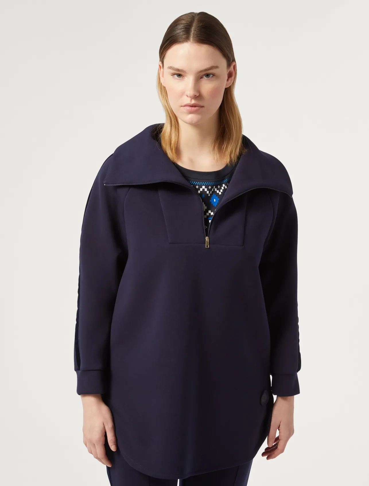 Hot Marina Rinaldi Scuba jersey sweatshirt ULTRAMARINE