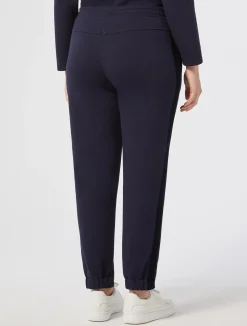 Sale Marina Rinaldi Scuba jersey trousers ULTRAMARINE