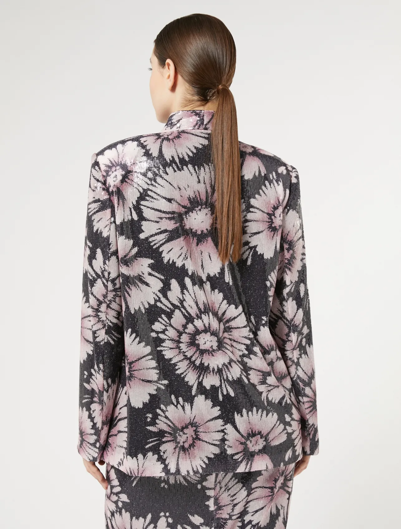 Hot Marina Rinaldi Sequin and satin jacket MIDNIGHTBLUE