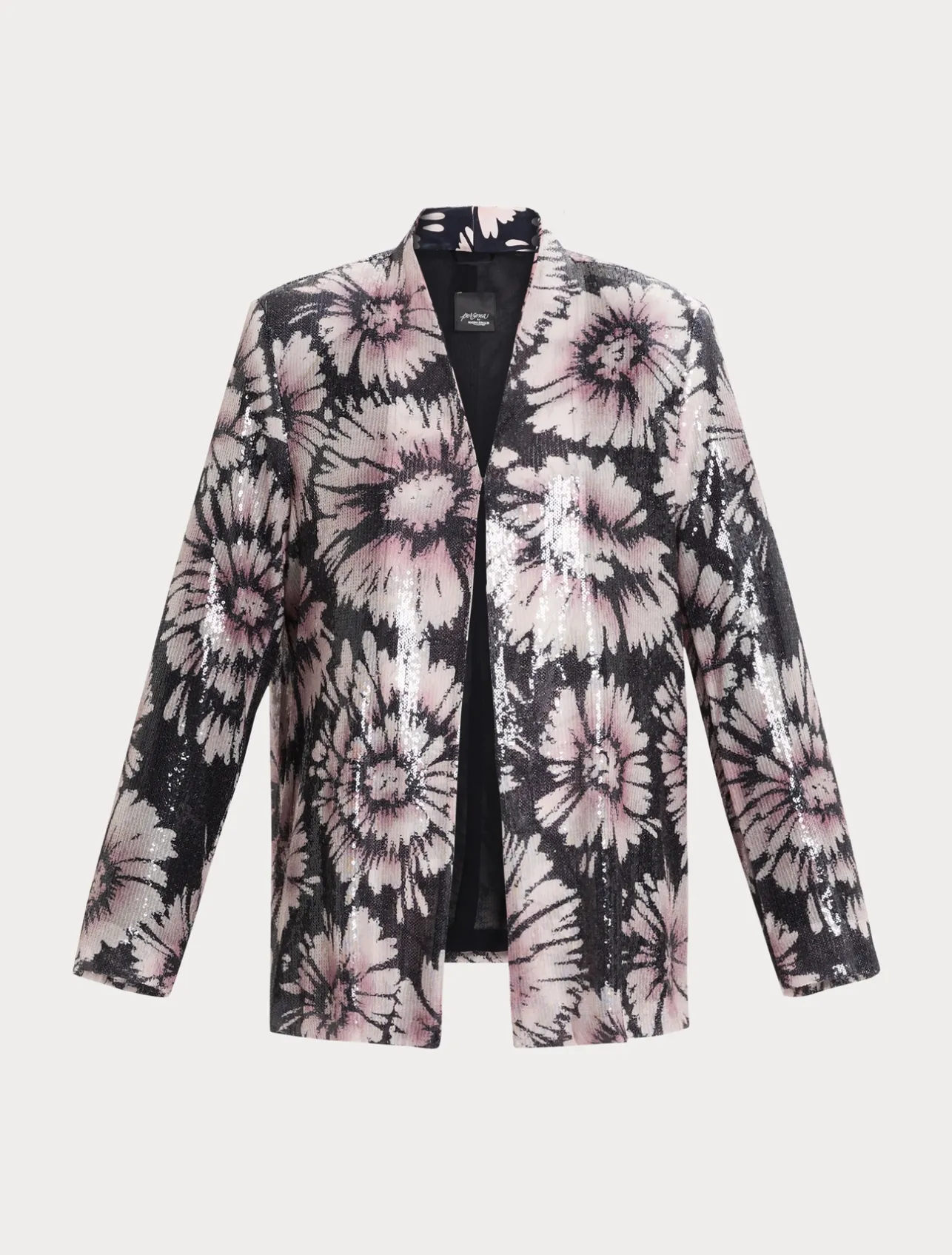 Hot Marina Rinaldi Sequin and satin jacket MIDNIGHTBLUE