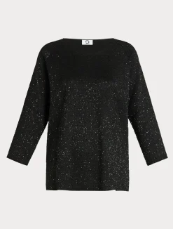 Hot Marina Rinaldi Sequinned jumper BLACK