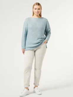 Outlet Marina Rinaldi Sequinned mohair jumper SHADEDLIGHTBLUE