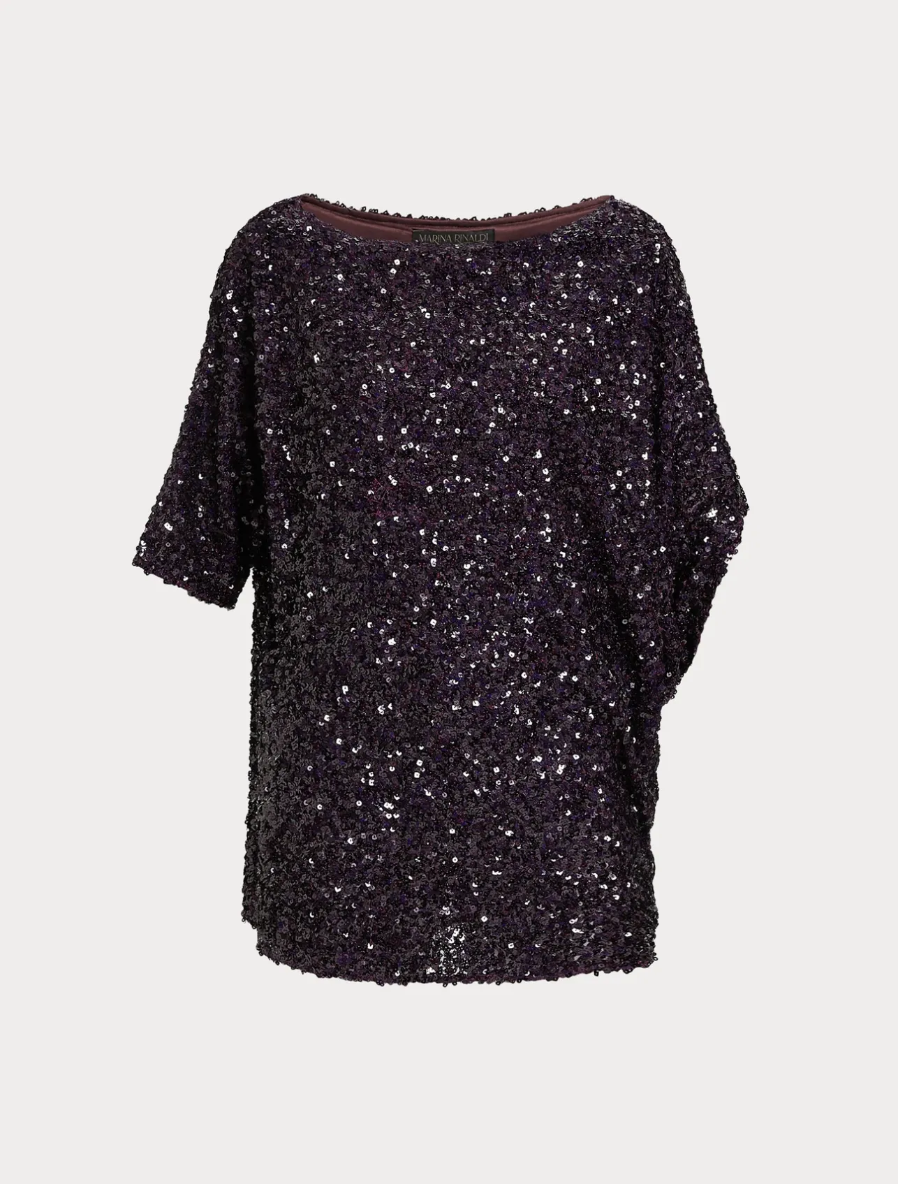Fashion Marina Rinaldi Sequinned tunic BORDEAUX