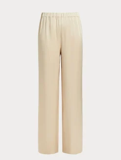 Hot Marina Rinaldi Shiny envers satin trousers HONEY