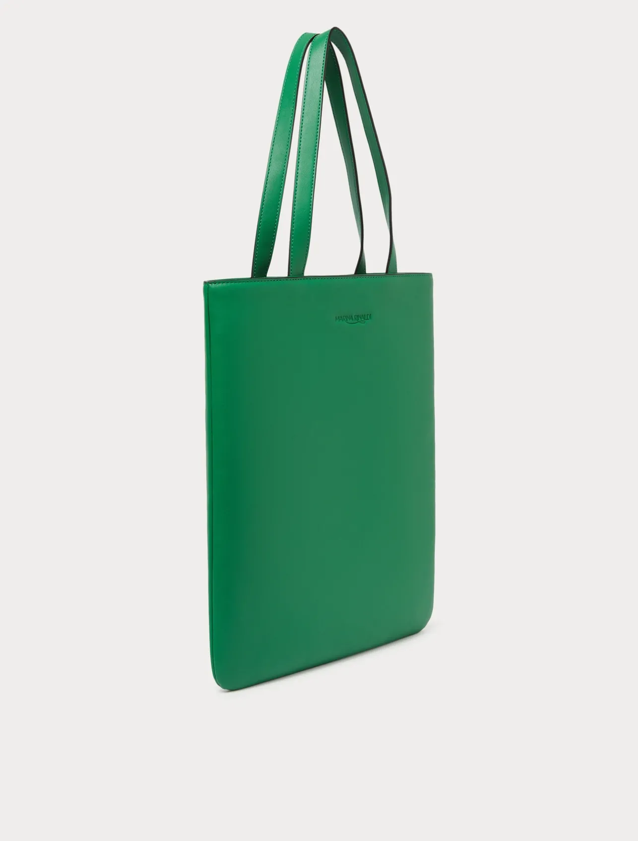 Online Marina Rinaldi Shopping bag with pouch EMERALD